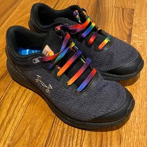 Women’s Black Under Amour Sneakers, Size 8